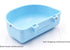 2 Pcs Rabbit Food Water Bowl, Guinea Pig Plastic Feeding Dish, Chinchilla Hanging Portable Bowl (Pink and Blue)