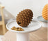 Mewajump Heavy Duty Pinecone Durable Natural Rubber Dental Teeth Cleaning Dog Feeder Chew Toy for Large Medium Dogs