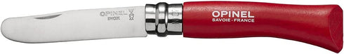 Opinel My First No.7 Stainless Steel Children’s Folding Pocket Knife with Safety Rounded Tip
