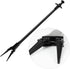 POPETPOP Extra Long Aquarium Tongs, 18 Inch & 15 Inch Feeding Clip for Reptiles and Fishbowls