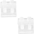 NOLITOY 4 Pcs Fish Tank Background Clip - Fish Tank Clips for Backdrops and Divider for Aquarium Acrylic Fish Tank