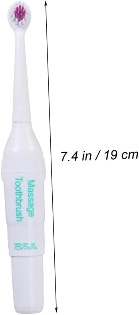 3 Set Totority Waterproof Electric Toothbrush for Pets Portable Travel Dog Toothbrush Rechargeable Battery and Soft
