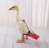 1 Pack Chicken Duck Goose Diaper Washable Pet Bow Tie Diapers for Hens Roosters Poultry (S, Black)