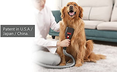 Defurry Pet Vacuum Grooming Brush and Shedding Kit for Dog/Cat Loose Hair, Professional Accessories Remover for Pet's