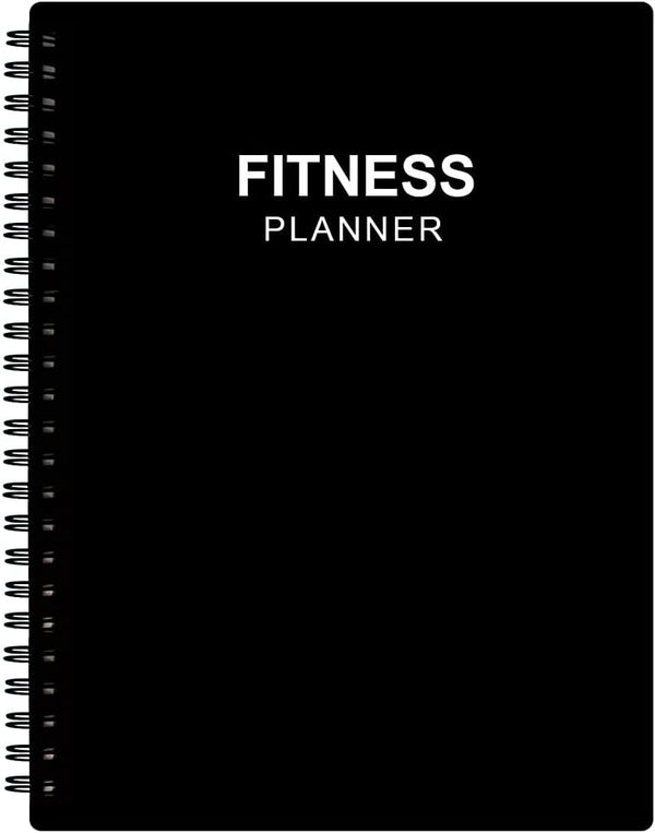 Fitness Planner for Women & Men - A5 Workout Log Book to Track Weight Loss, GYM, Bodybuilding Progress - Daily Health &