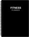 Fitness Planner for Women & Men - A5 Workout Log Book to Track Weight Loss, GYM, Bodybuilding Progress - Daily Health &