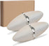 Natural Cuttlebone for Birds, 5"-5.5", 2 Per Pack with Holder for Bird Cage, Suitable for Parakeets, Cockatiels, and
