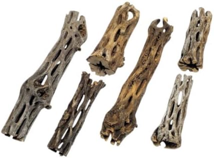 Aquatic Foods Inc. 3" 6" 6 & Mixed Cholla Wood for Freshwater Shrimp, Crabs, Snails, Crayfish and All Aquariums Extra