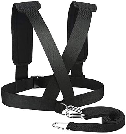 Sled Harness Tire Pulling Harness, Pull Strap for Sled Training Fitness Weight Training Equipment