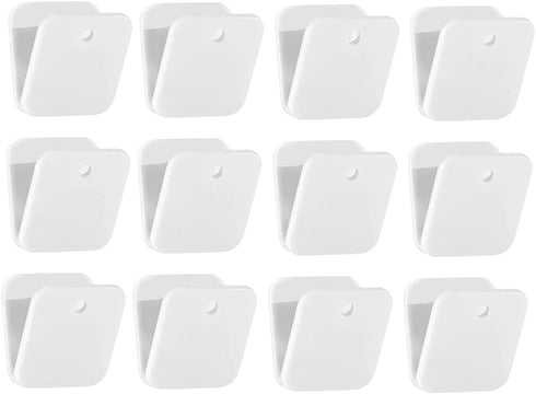 Abizarch 12pcs Dog Wall Pee Pad Holder Self-Sticky Pee Pad Wall Clip Keeps Your House Clean Dog Potty Training Pad