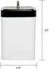 Amici Pet Treat Collection - Sparky Good Dog Metal Storage Canister, 36 oz, White