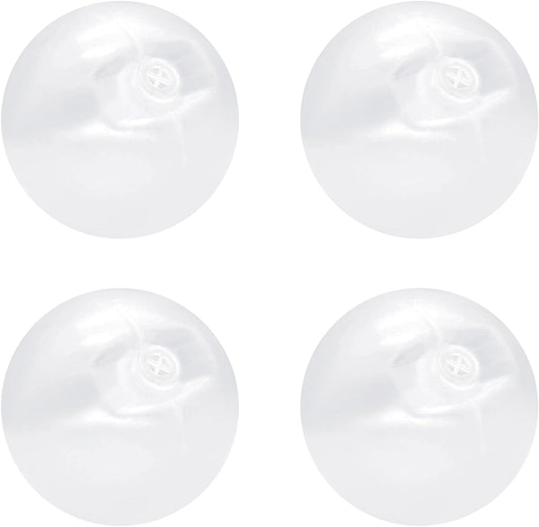 WishLotus 10pcs 35mm Plastic Squeakers for Dog Toys, Toy Noise Maker Insert Replacement for Pet Supply