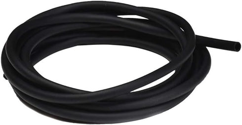 JIH 25 Feet Black Standard 3/16 inch Airline Tubing for Aquariums, Terrariums, and Hydroponics (25FT-Black)