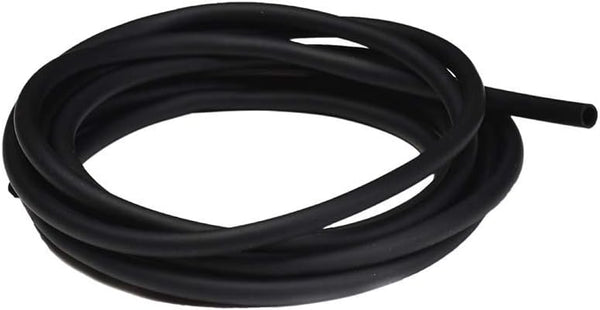 JIH 25 Feet Black Standard 3/16 inch Airline Tubing for Aquariums, Terrariums, and Hydroponics (25FT-Black)