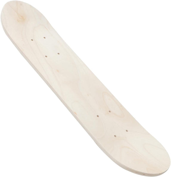 Hand-Painted Beginner Kid Skateboard, Unfinished 7 Ply Deck for DIY