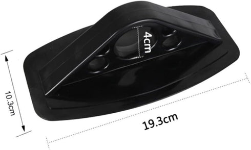 Paddle Bracket Accessories - 2 Pcs Rubber Boat Awning Top Deck Hinge for Kayak Shade Equipment & Rod Holder
