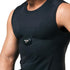 MZ-3 MZ-3 Myzone Sports Shirt (Standard) Black Performance Gym Shirt for Men, Designed for Heart Rate Monitor
