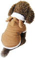 Yoption Christmas Reindeer Dog Costume, Winter Funny Pet Hoodies for Small Dogs (XL)