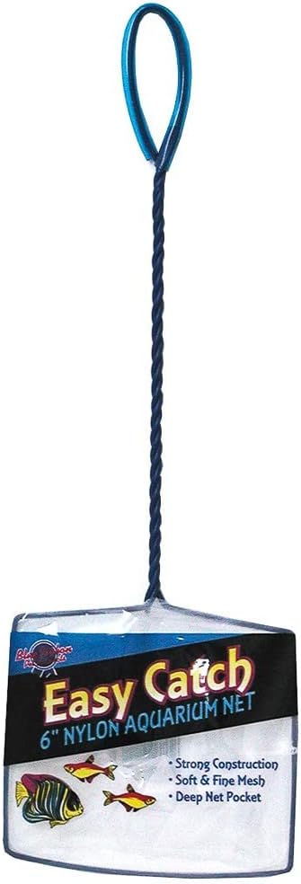 Blue Ribbon Pet Products ABLEC6 Easy Catch Fish Net for Aquarium, 6-Inch