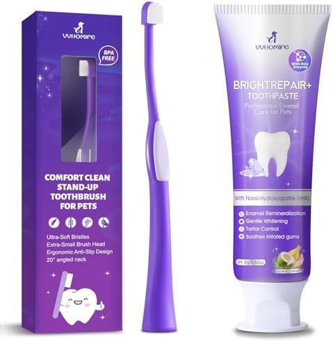 Enzymatic Dog & Cat Toothpaste with Nano-Hydroxyapatite (nHA) + Ultra Soft Bristles