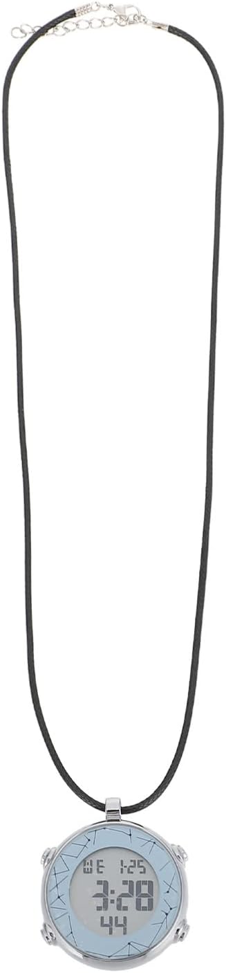 Hemobllo Digital Pocket Watch, Neck Hanging Fitness Workout Timer Multi Watch, White Digital Pocket Watch