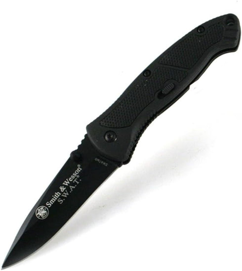 Smith & Wesson Benji Folding Keychain Knife, 2.5in High Carbon S.S., 1.75in Modified Tanto Blade