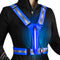 LED Reflective Vest Safety Gear, Light Up Vest for Night Walking Cycling, High Visibility Running Vest with Strips