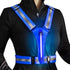 LED Reflective Vest Safety Gear, Light Up Vest for Night Walking Cycling, High Visibility Running Vest with Strips