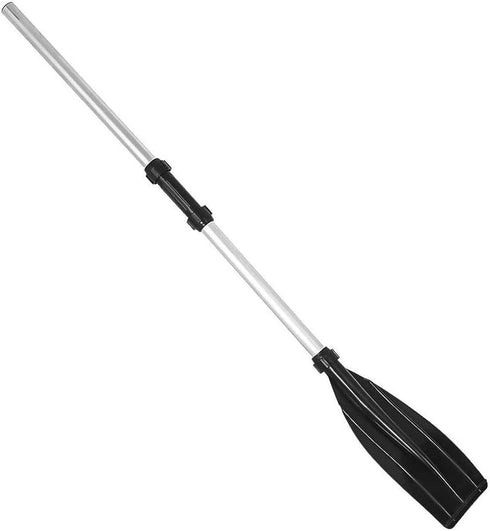Kayak Paddle, 2Pcs Aluminium Alloy Detachable Lightweight - Ribbed Blade Kayak Paddles with Round Grip