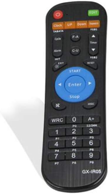 GX-IR05 Remote Controller, Multifunctional LED Digital Timer Gym Fitness Timer Remote Control