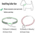 Rhinestones Dog Collar and Pearl Necklace Set, Adjustable Bling Crystal Dog Collar for Small Girls Cats, Puppy