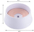 WishLotus Floating Disk Spill Proof Pet Water Bowl, 40 oz (Pink) - Anti-Overturn and Dust Bowl