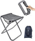 LFSEMINI 16in Tall Camping Stool, Folding Stool with Carry Bag, Aluminum Alloy Bracket,