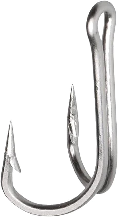 Generic m10 Hooks Size 27-ELLLLV #28-#20 Sea Fishing Hook Heavy-Duty Stainless Steel Twin