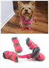 Snow Small Dog Boots, Waterproof Antiskid Shoes, Warm Skidproof Booties for Puppy Play (XL, Pink)