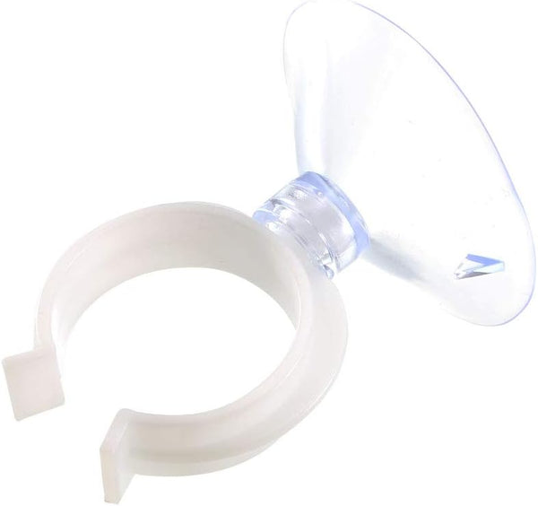 uxcell Aquarium Suction Cup Clips, Airline Tube Holders Clamps for Fish Tank Clear, 12Pcs