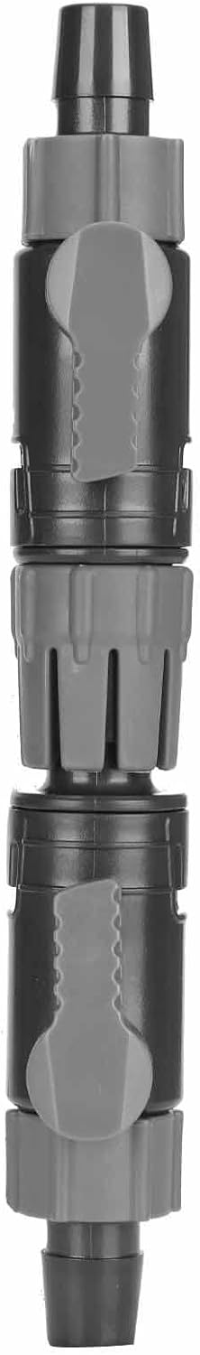 Yctze Quick Release Aquarium Water Control Valve, Double Tap Connector for 16mm Valves and Filters