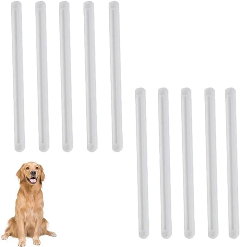 10 Pack Dog Clippers Blade Guide Replacement, 35mm Plastic Strip Guides for Andis Oster Wah KM-10 A5 Series