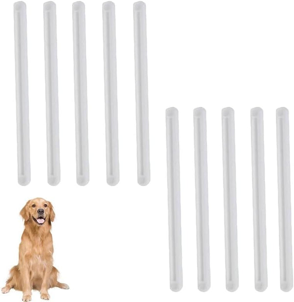 10 Pack Dog Clippers Blade Guide Replacement, 35mm Plastic Strip Guides for Andis Oster Wah KM-10 A5 Series