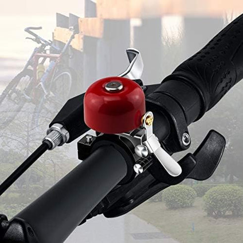 Greallthy Classic Brass Bike Bell - Loud Sound Bicycle Bell for Adults & Kids, Fits 0.87-1.25in Handlebars