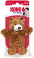 3 KONG Low Stuffing with Squeaker Dog Toy, X-Small, Animals, Bear, Duck, Frog