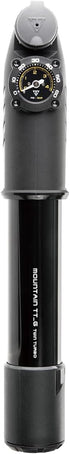 Topeak Mountain TT Twin Turbo Mini Pump, Black with Gauge, Open Box
