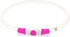 BSEEN Light Up Dog Collar - Rechargeable LED Waterproof Glowing Pet Collar for Night Walking (Pink 70cm)