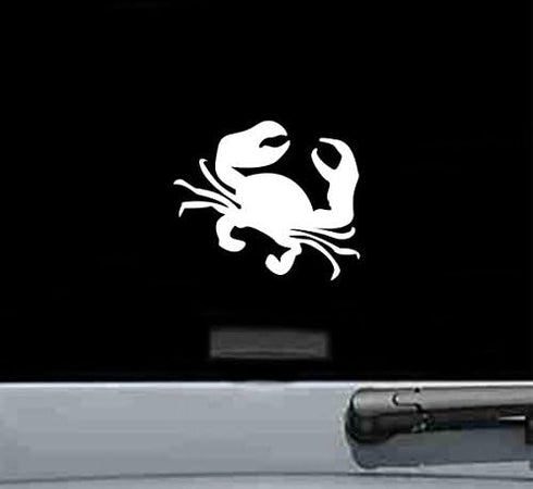 JS Artworks Crab Silhouette Vinyl Decal Sticker