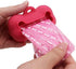 5 Rolls Portable Silicone Dog Poop Bags with Dispenser - Plastic Pooper Scoopers & Bags for Outdoor Travel