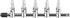 Aquarium Air Flow Control Lever Pump - 5 Way Inline Manifold Tubing Splitter Valve, 3-Pack