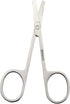 3.5-Inch Stainless Steel Round-Tip Grooming Scissors for Dog Pet Nose, Ear, Face, Paw Hair