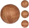 Vintage Soccer Ball, Antique Leather Football Size 5, Light Brown