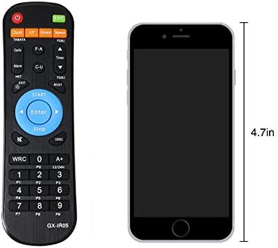 GX-IR05 Remote Controller, Multifunctional LED Digital Timer Gym Fitness Timer Remote Control