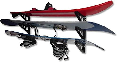 StoreYourBoard Water Ski Wall Mount Storage Rack, Horizontal Gear Organization System for Home and Garage